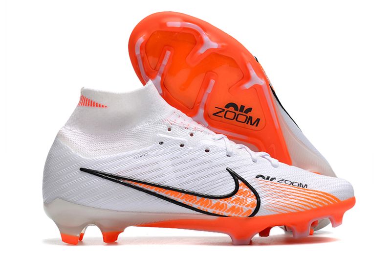 Nike Air Zoom Mercurial Superfly IX Elite FG blanco naranja